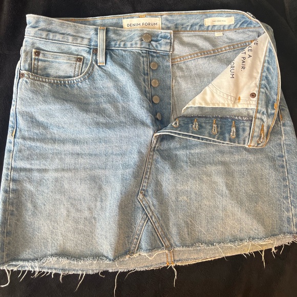 Denim Forum - the Edie Miniskirt from Aritzia - Picture 2 of 5